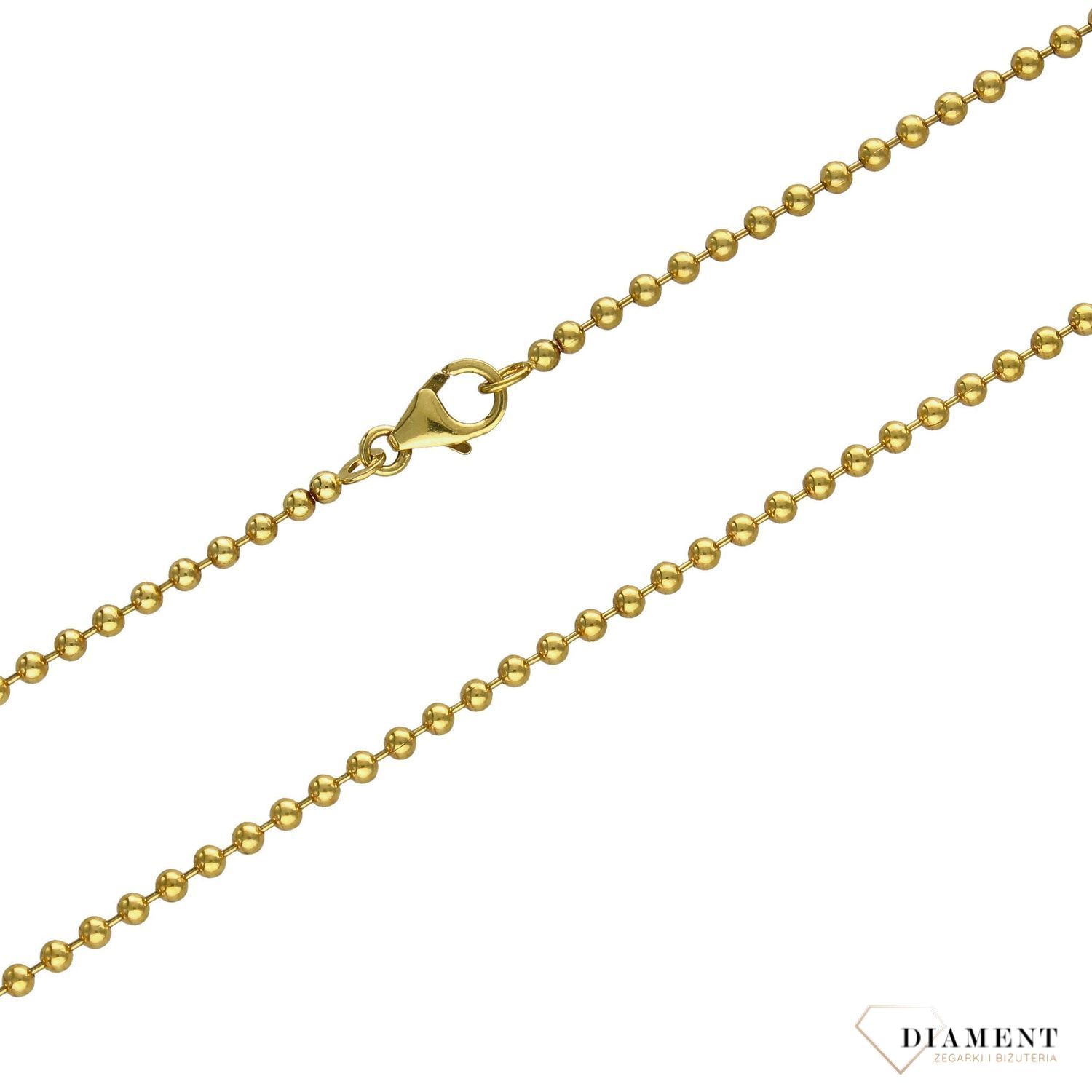 Złoty łańcuszek 333 kulki 2,5 mm DIA-LAN-1450-333 2,5mm (2).jpg